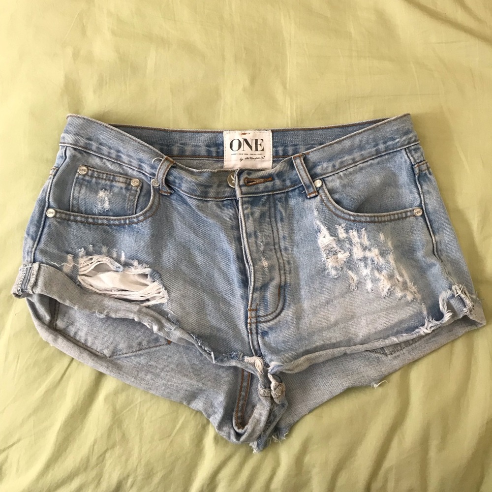 One teaspoon bandit denim shorts